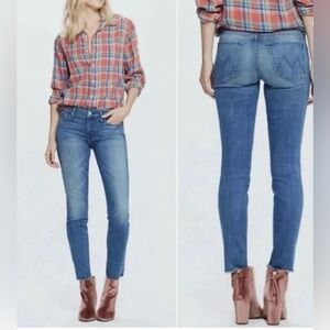 Mother The Looker Ankle Fray bird of paradise size 28